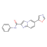 1167623-66-6 6-(1,3-oxazol-5-yl)-N-phenylimidazo[1,2-a]pyridine-2-carboxamide chemical structure