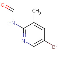 446299-82-7 N-(5-bromo-3-methylpyridin-2-yl)formamide chemical structure