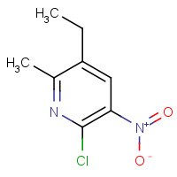 139393-95-6 2-chloro-5-ethyl-6-methyl-3-nitropyridine chemical structure