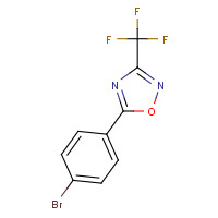 1394374-11-8 5-(4-bromophenyl)-3-(trifluoromethyl)-1,2,4-oxadiazole chemical structure