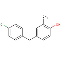 6279-21-6 4-[(4-chlorophenyl)methyl]-2-methylphenol chemical structure