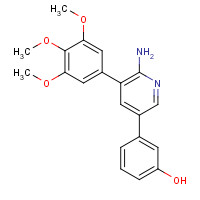 1431985-92-0 3-[6-amino-5-(3,4,5-trimethoxyphenyl)pyridin-3-yl]phenol chemical structure