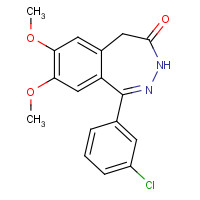 474070-11-6 1-(3-chlorophenyl)-7,8-dimethoxy-3,5-dihydro-2,3-benzodiazepin-4-one chemical structure