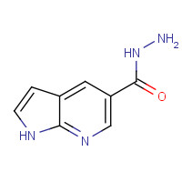 1160437-57-9 1H-pyrrolo[2,3-b]pyridine-5-carbohydrazide chemical structure