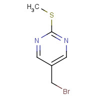 323591-23-7 5-(bromomethyl)-2-methylsulfanylpyrimidine chemical structure
