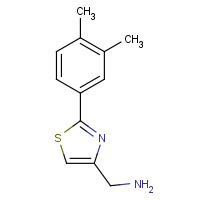 885280-01-3 [2-(3,4-dimethylphenyl)-1,3-thiazol-4-yl]methanamine chemical structure
