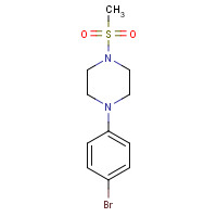 357647-98-4 1-(4-bromophenyl)-4-methylsulfonylpiperazine chemical structure