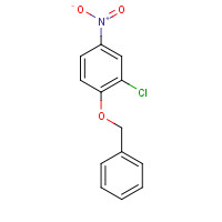 50508-54-8 2-chloro-4-nitro-1-phenylmethoxybenzene chemical structure