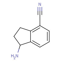 1214260-62-4 1-amino-2,3-dihydro-1H-indene-4-carbonitrile chemical structure