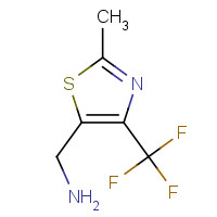 1283720-60-4 [2-methyl-4-(trifluoromethyl)-1,3-thiazol-5-yl]methanamine chemical structure