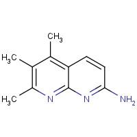 69587-84-4 5,6,7-trimethyl-1,8-naphthyridin-2-amine chemical structure