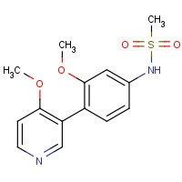 1357092-09-1 N-[3-methoxy-4-(4-methoxypyridin-3-yl)phenyl]methanesulfonamide chemical structure