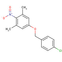 1202160-73-3 5-[(4-chlorophenyl)methoxy]-1,3-dimethyl-2-nitrobenzene chemical structure