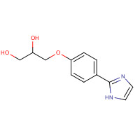 85613-28-1 3-[4-(1H-imidazol-2-yl)phenoxy]propane-1,2-diol chemical structure