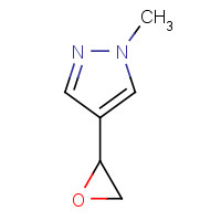 1340063-91-3 1-methyl-4-(oxiran-2-yl)pyrazole chemical structure