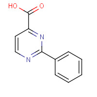 16879-53-1 2-phenylpyrimidine-4-carboxylic acid chemical structure