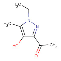 1187732-72-4 1-(1-ethyl-4-hydroxy-5-methylpyrazol-3-yl)ethanone chemical structure