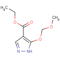 675149-54-9 ethyl 5-(methoxymethoxy)-1H-pyrazole-4-carboxylate chemical structure