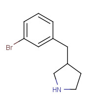 1158764-53-4 3-[(3-bromophenyl)methyl]pyrrolidine chemical structure