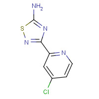 1179360-42-9 3-(4-chloropyridin-2-yl)-1,2,4-thiadiazol-5-amine chemical structure