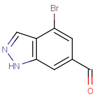 1168721-41-2 4-bromo-1H-indazole-6-carbaldehyde chemical structure