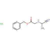 204453-15-6 benzyl 2-(1-cyanoethylamino)acetate;hydrochloride chemical structure