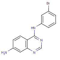 169205-81-6 4-N-(3-bromophenyl)quinazoline-4,7-diamine chemical structure