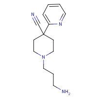 265986-07-0 1-(3-aminopropyl)-4-pyridin-2-ylpiperidine-4-carbonitrile chemical structure