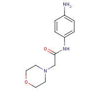 105076-76-4 N-(4-aminophenyl)-2-morpholin-4-ylacetamide chemical structure