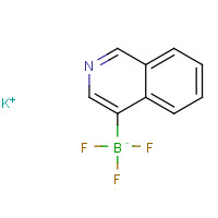 1111733-07-3 potassium;trifluoro(isoquinolin-4-yl)boranuide chemical structure