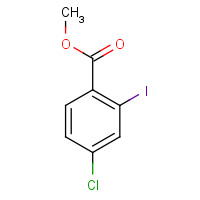 181765-85-5 methyl 4-chloro-2-iodobenzoate chemical structure