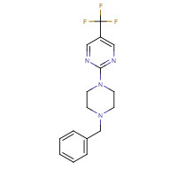 845616-57-1 2-(4-benzylpiperazin-1-yl)-5-(trifluoromethyl)pyrimidine chemical structure