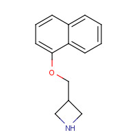1332301-09-3 3-(naphthalen-1-yloxymethyl)azetidine chemical structure