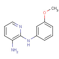 70358-49-5 2-N-(3-methoxyphenyl)pyridine-2,3-diamine chemical structure