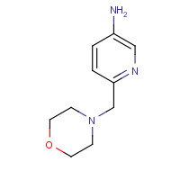 1147181-18-7 6-(morpholin-4-ylmethyl)pyridin-3-amine chemical structure