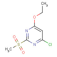142596-33-6 4-chloro-6-ethoxy-2-methylsulfonylpyrimidine chemical structure