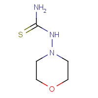26387-20-2 morpholin-4-ylthiourea chemical structure