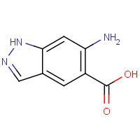 75844-33-6 6-amino-1H-indazole-5-carboxylic acid chemical structure