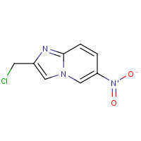 256493-04-6 2-(chloromethyl)-6-nitroimidazo[1,2-a]pyridine chemical structure