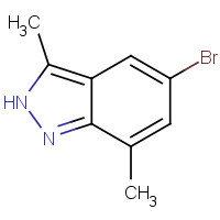 1031417-71-6 5-bromo-3,7-dimethyl-2H-indazole chemical structure