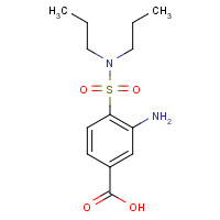 38667-49-1 3-amino-4-(dipropylsulfamoyl)benzoic acid chemical structure