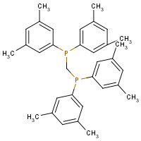 167109-95-7 bis(3,5-dimethylphenyl)phosphanylmethyl-bis(3,5-dimethylphenyl)phosphane chemical structure