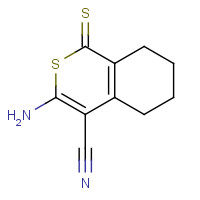 5275-11-6 3-amino-1-sulfanylidene-5,6,7,8-tetrahydroisothiochromene-4-carbonitrile chemical structure