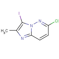 1208069-55-9 6-chloro-3-iodo-2-methylimidazo[1,2-b]pyridazine chemical structure