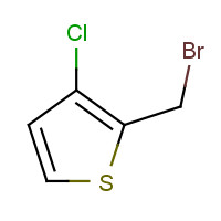 61675-74-9 2-(bromomethyl)-3-chlorothiophene chemical structure