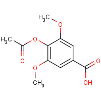 6318-20-3 4-acetyloxy-3,5-dimethoxybenzoic acid chemical structure