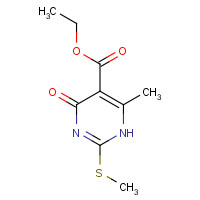 344361-90-6 ethyl 6-methyl-2-methylsulfanyl-4-oxo-1H-pyrimidine-5-carboxylate chemical structure