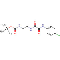 721926-84-7 tert-butyl N-[2-[[2-(4-chloroanilino)-2-oxoacetyl]amino]ethyl]carbamate chemical structure