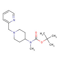 919200-40-1 tert-butyl N-methyl-N-[1-(pyridin-2-ylmethyl)piperidin-4-yl]carbamate chemical structure