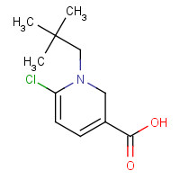 585544-20-3 6-chloro-1-(2,2-dimethylpropyl)-2H-pyridine-3-carboxylic acid chemical structure